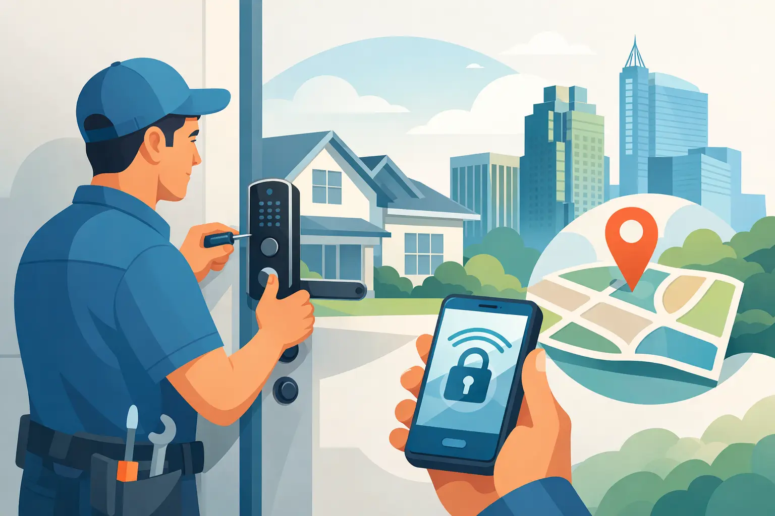 Smart Lock Installation Near Me in Raleigh