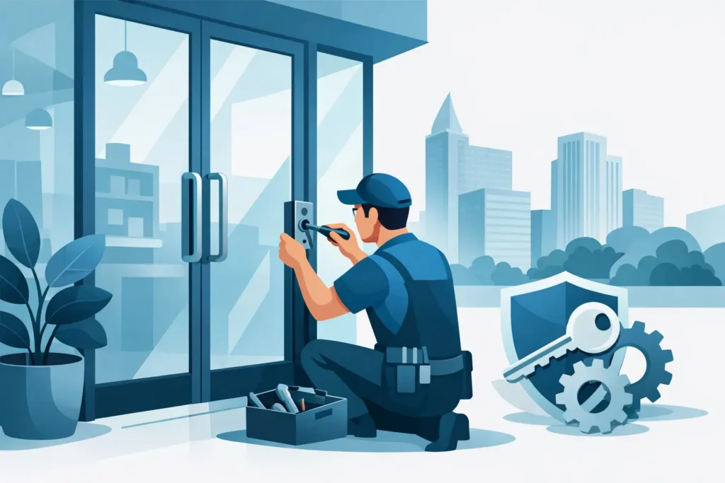 Storefront Door Lock Repair for Raleigh Businesses