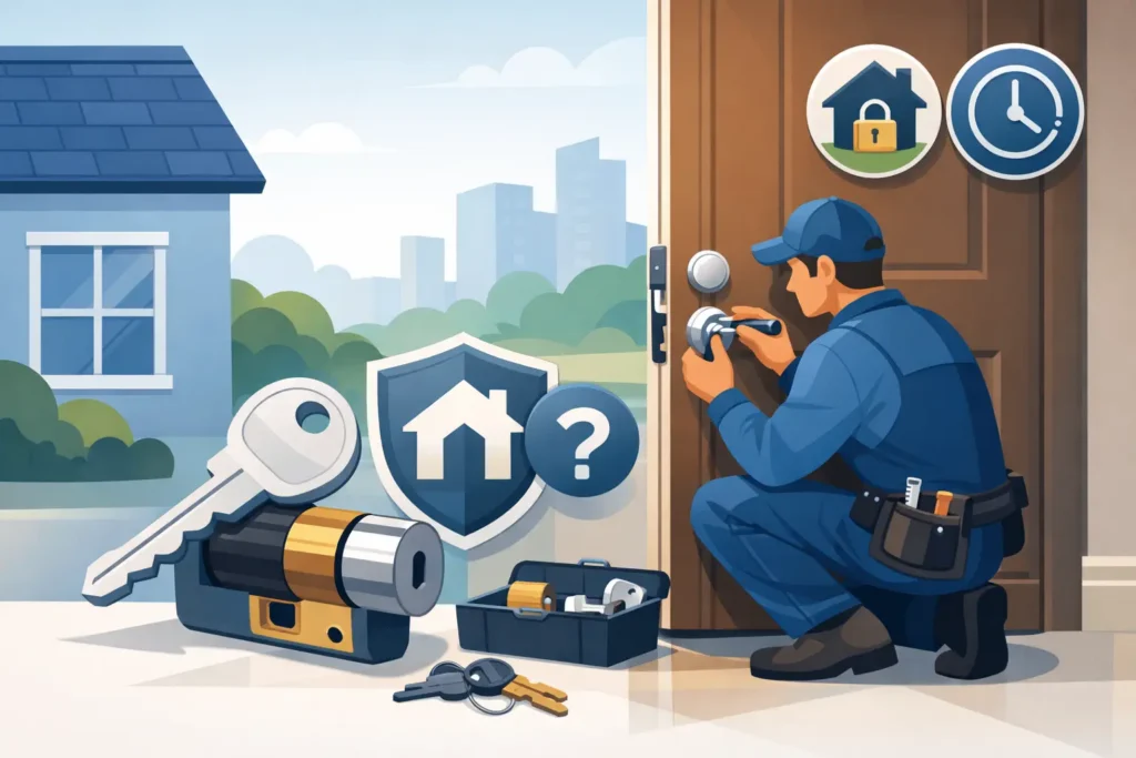 When to Call a House Lock Change Service
