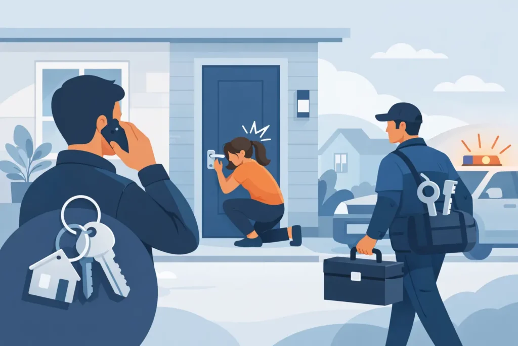 When to Call an Emergency House Lockout Locksmith